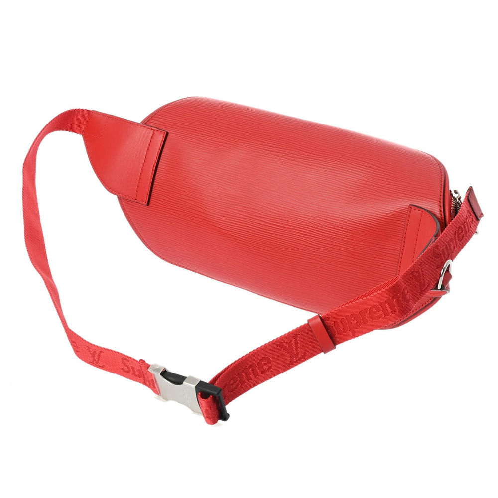 Louis Vuitton Supreme Belt Bag LV Collaboration Leather Red Epi Bum Body Bum Red